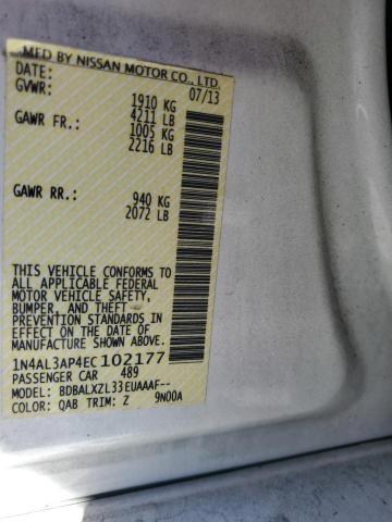 2014 NISSAN ALTIMA 2.5 #3290190246