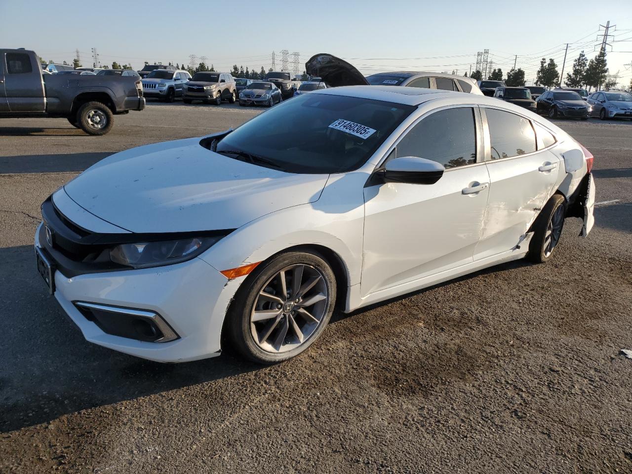 Lot #3302849892 2019 HONDA CIVIC EX