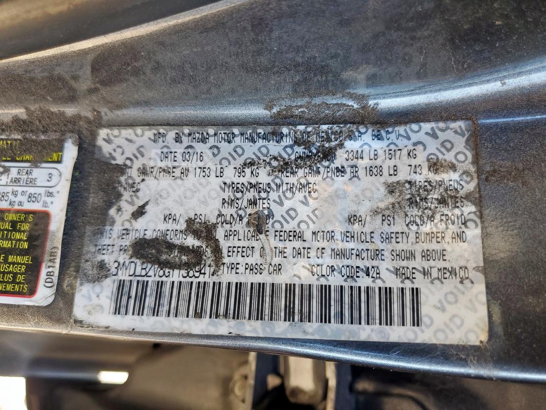 2016 TOYOTA SCION IA #3297197462