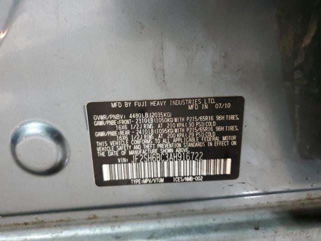2010 SUBARU FORESTER X #3297877844