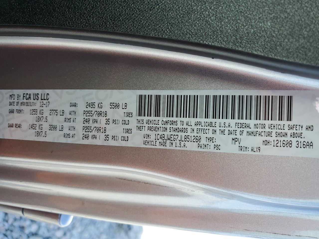 JEEP WRANGLER SAHARA