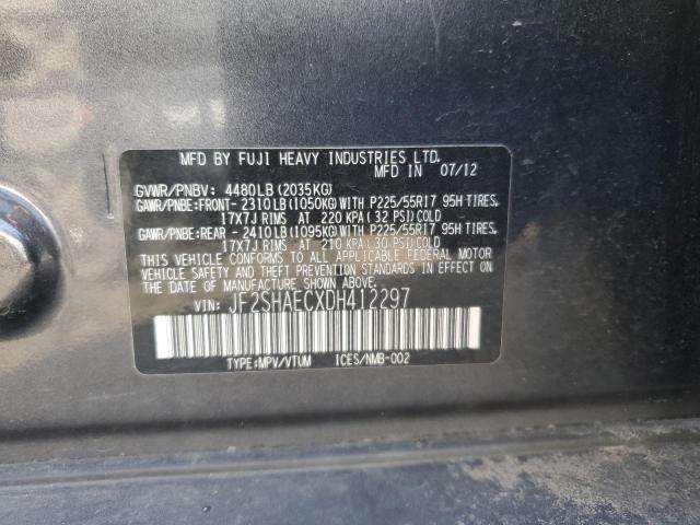 2013 SUBARU FORESTER L #3286889245