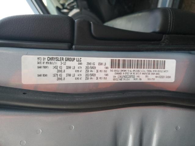 2012 JEEP GRAND CHER #3293406092