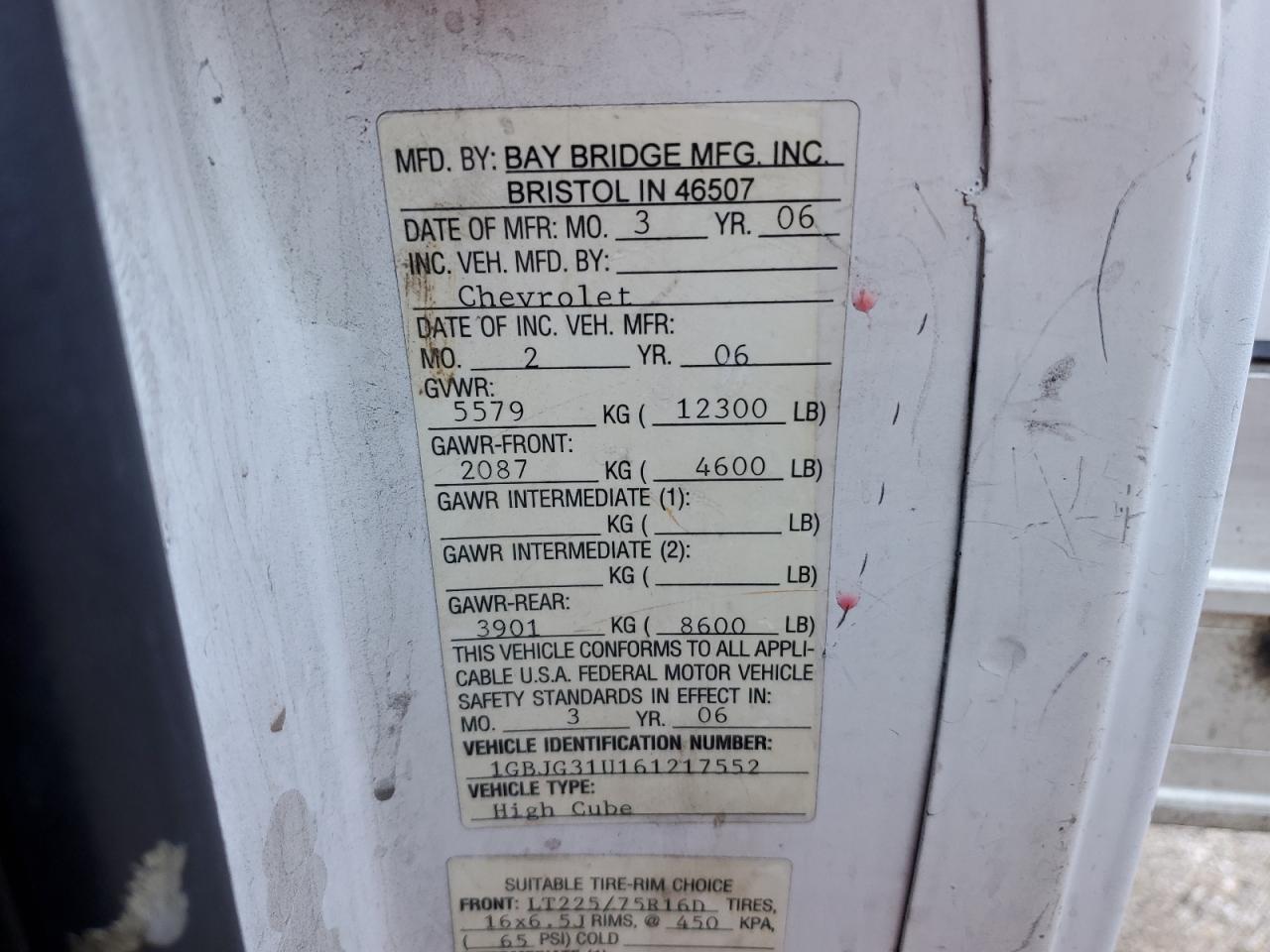 Lot #3304526440 2006 CHEVROLET EXPRESS