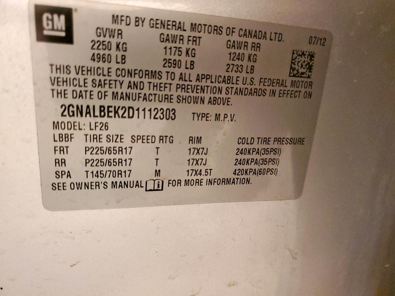 CHEVROLET EQUINOX LS