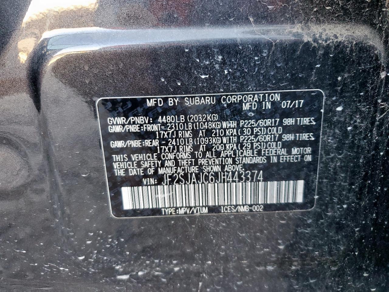 SUBARU FORESTER 2.5I LIMITED