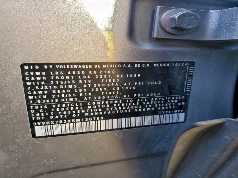 2024 VOLKSWAGEN TAOS SE #3303020624