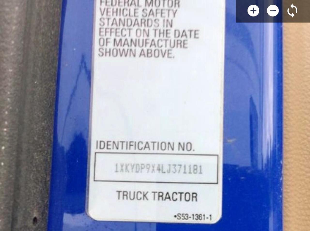 Lot #3279514253 2020 KENWORTH CONSTRUCTI