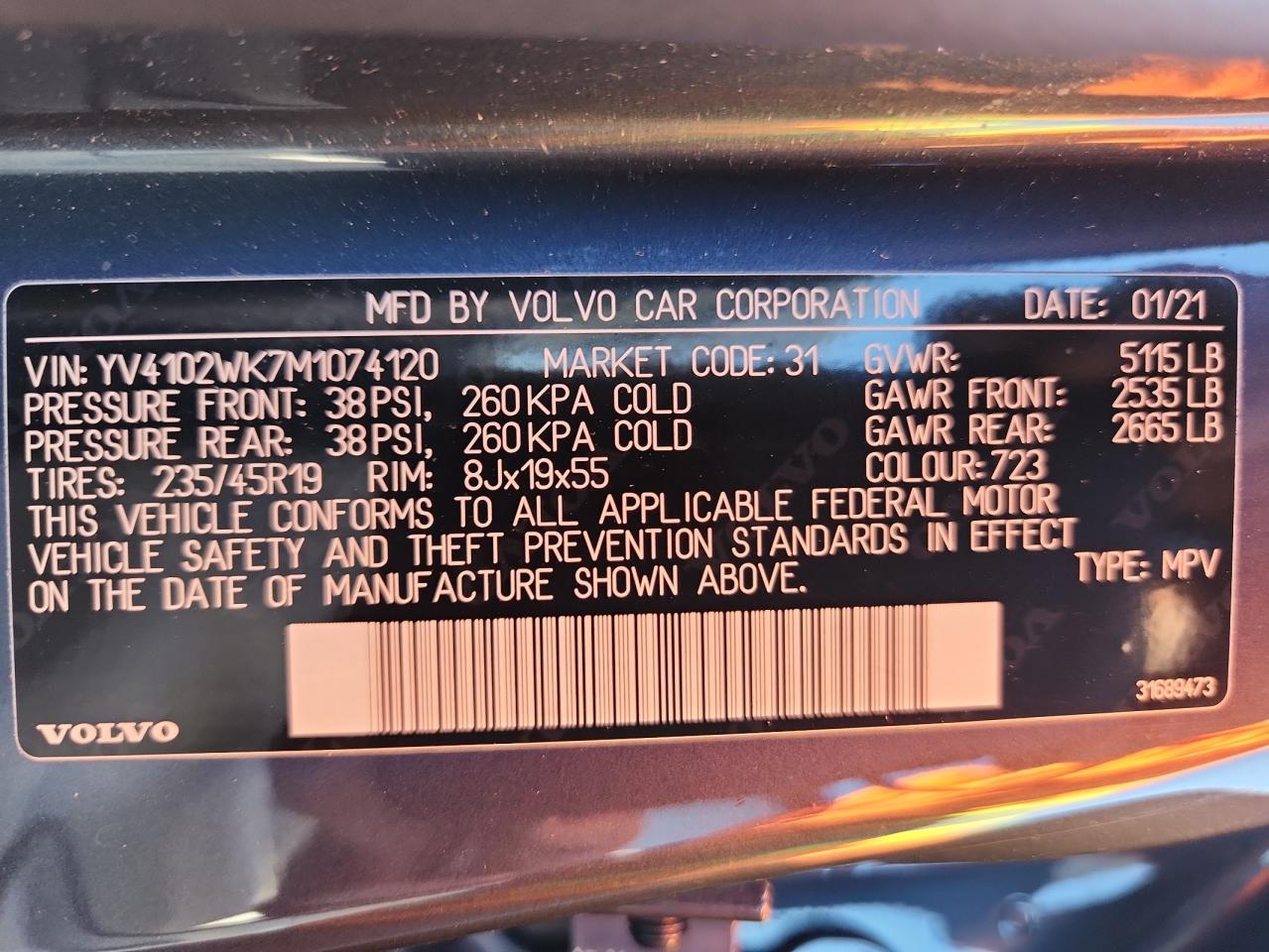 VOLVO V60 T5 MOMENTUM