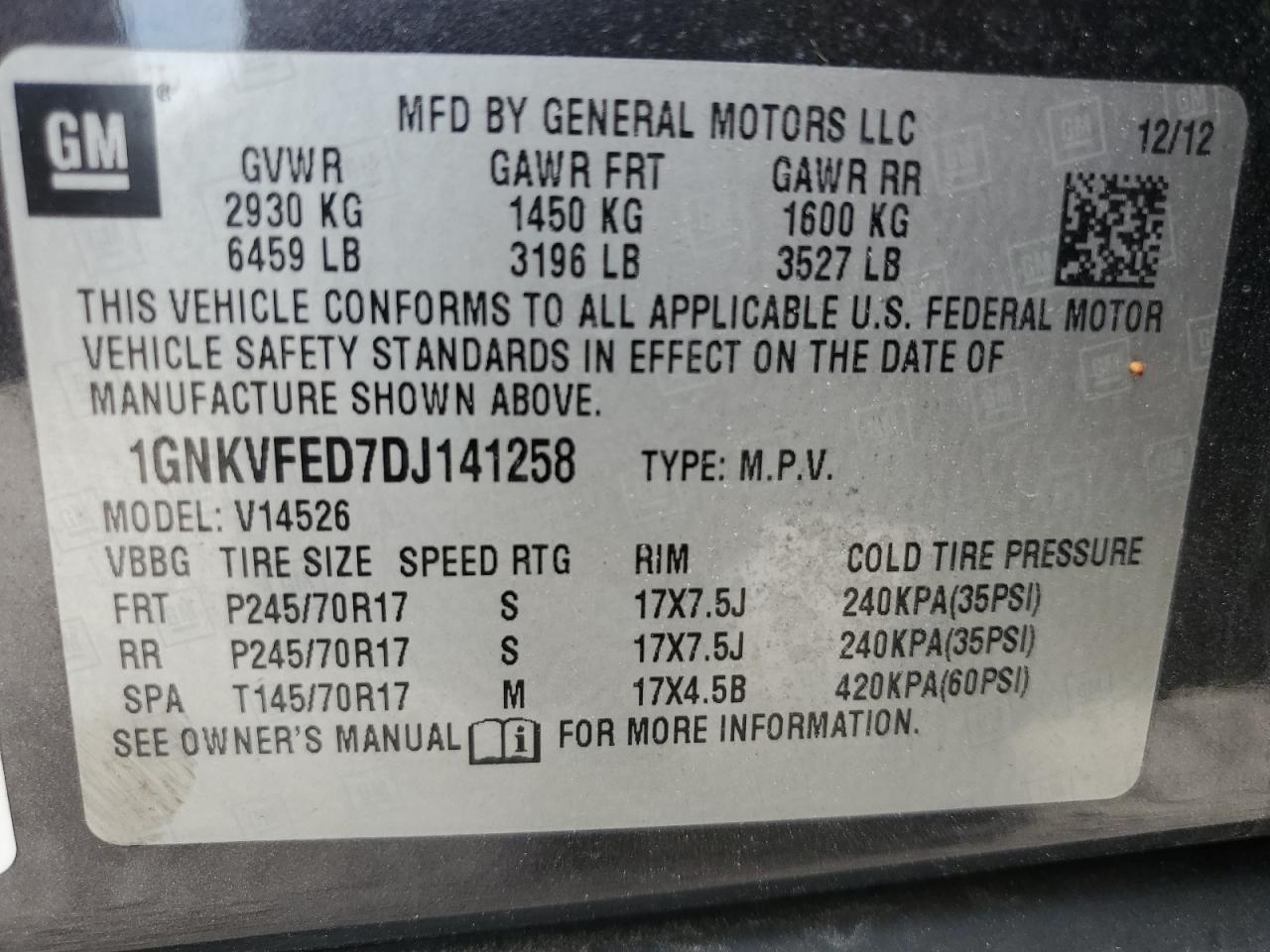 CHEVROLET TRAVERSE LS