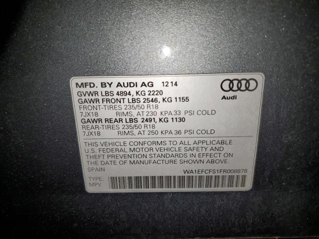 2015 AUDI Q3 PREMIUM #3303664935