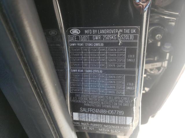 2008 LAND ROVER LR2 HSE #3291560919