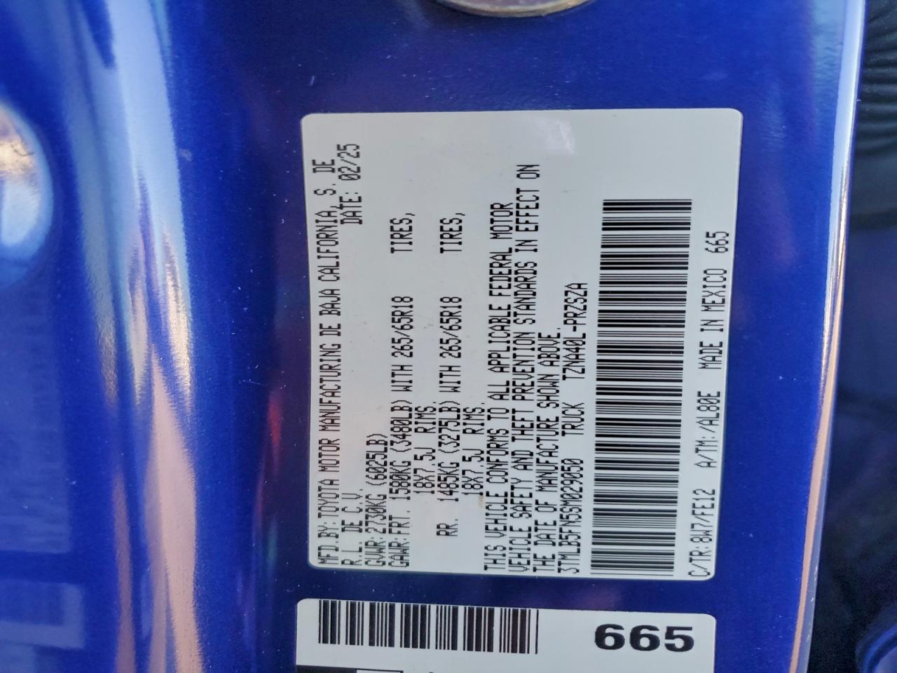 TOYOTA TACOMA DOUBLE CAB