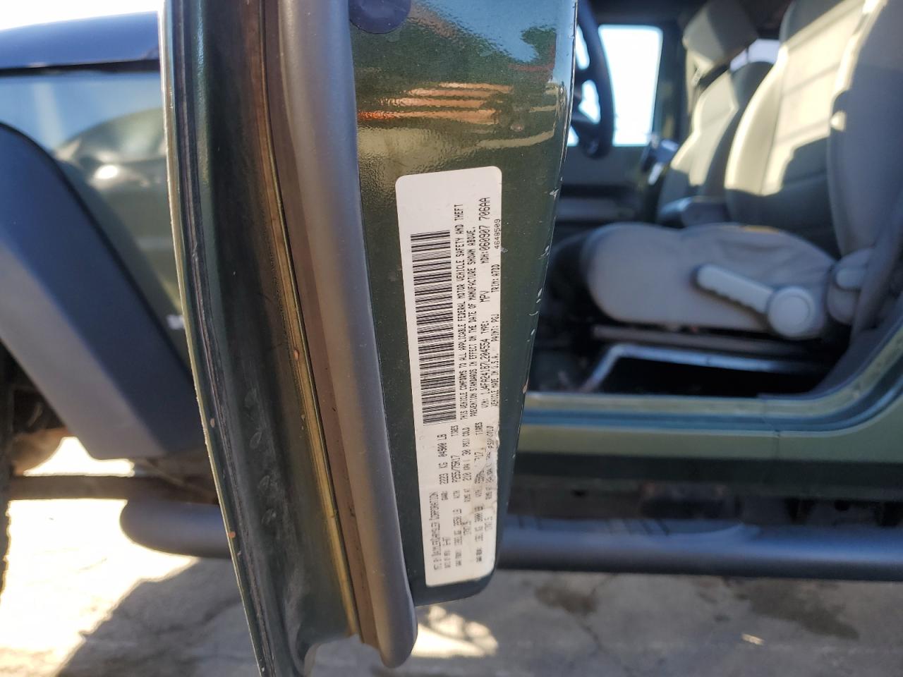 Lot #3304516443 2007 JEEP WRANGLER X