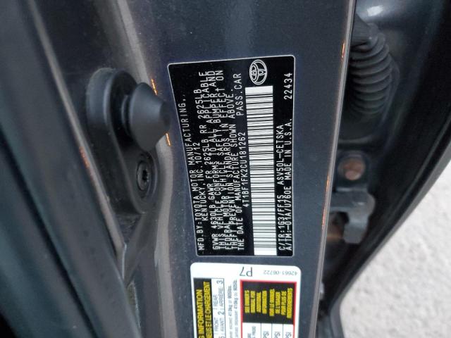 2012 TOYOTA CAMRY BASE #3294409505