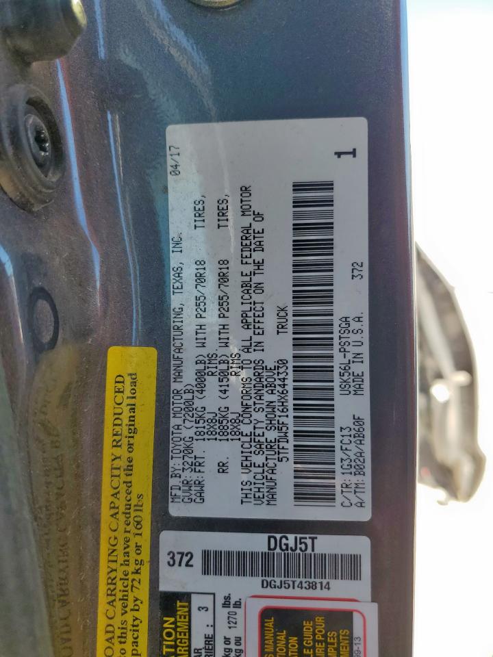 TOYOTA TUNDRA CREWMAX SR5