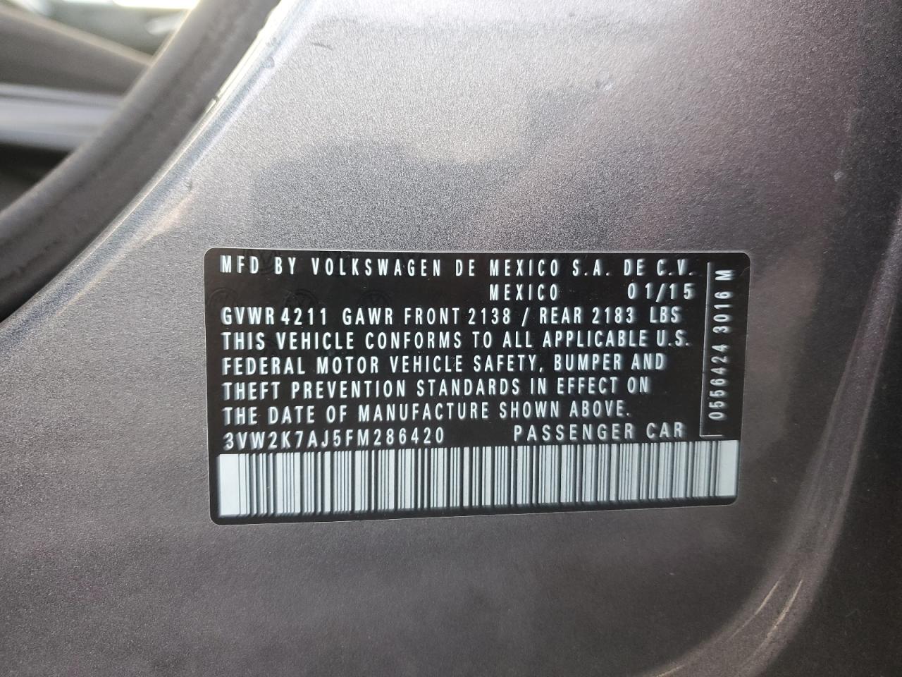 VOLKSWAGEN JETTA BASE