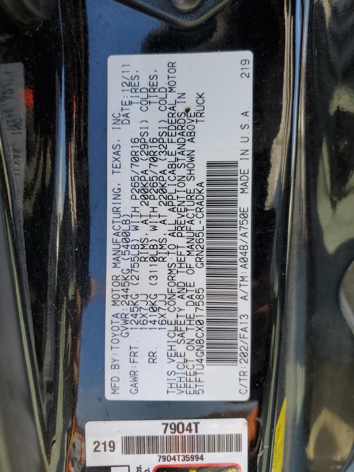 TOYOTA TACOMA PRERUNNER ACCESS CAB