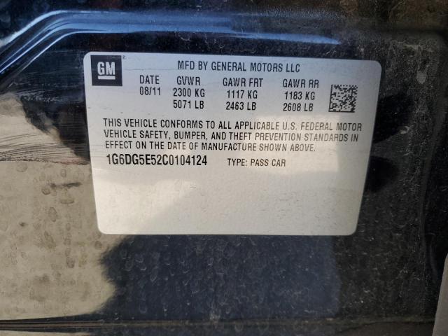 2012 CADILLAC CTS LUXURY #3301991435