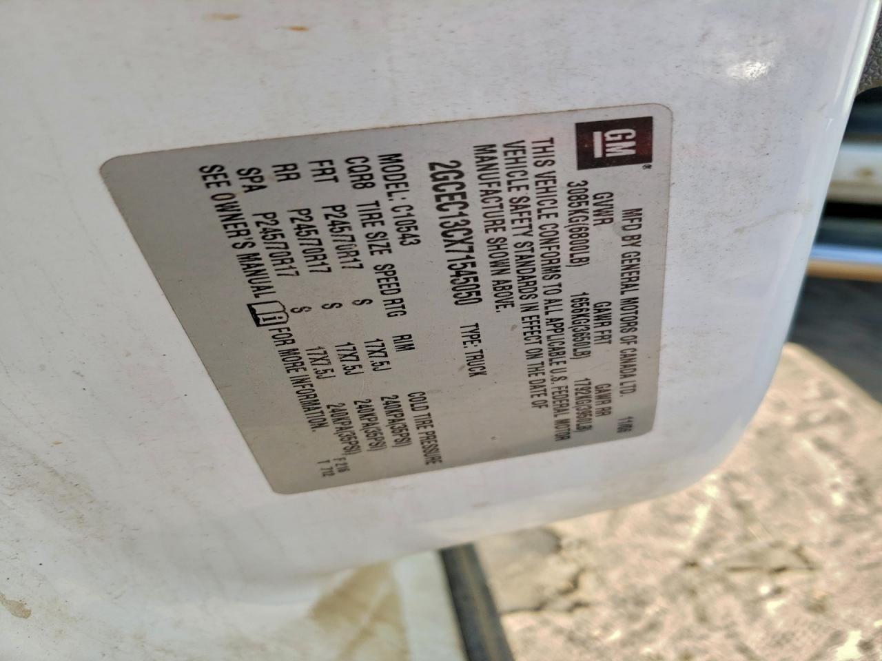 Lot #3298047143 2007 CHEVROLET SILVERADO