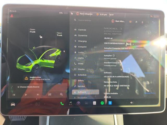 2020 TESLA MODEL 3 #3281484025