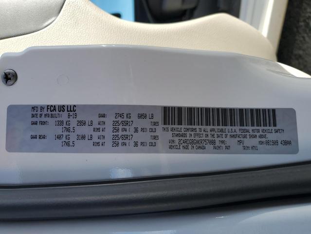 2019 DODGE GRAND CARA #3298082128