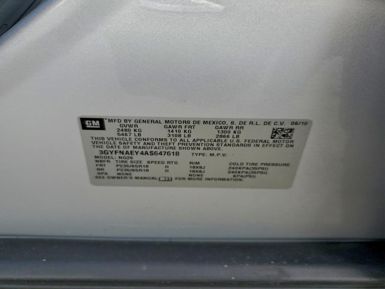 CADILLAC SRX LUXURY COLLECTION