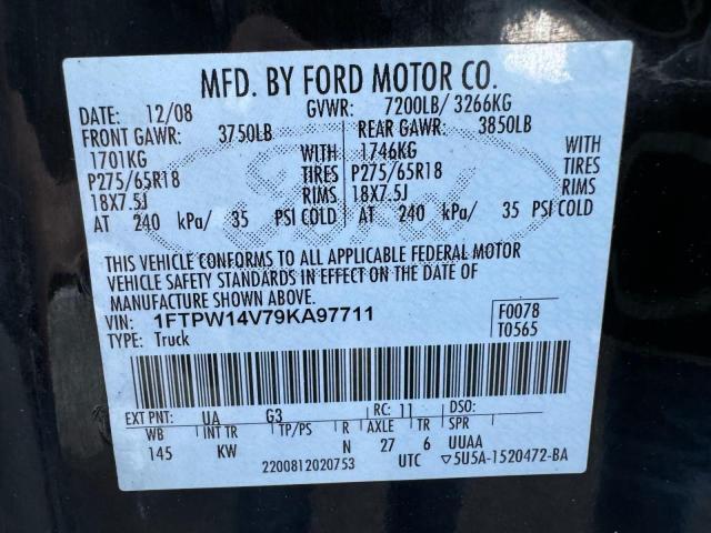 2009 FORD F150 SUPER #3288596598