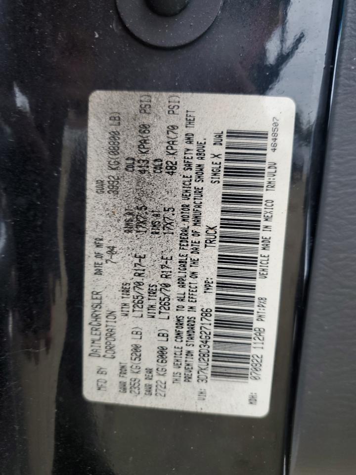 Lot #3290276271 2004 DODGE RAM 2500 S