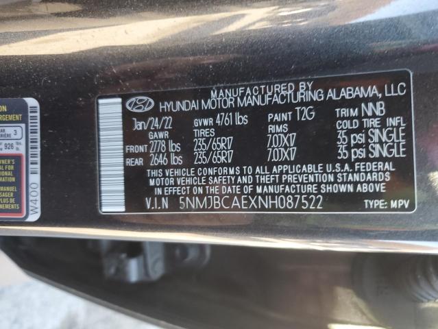 2022 HYUNDAI TUCSON SEL #3304671929