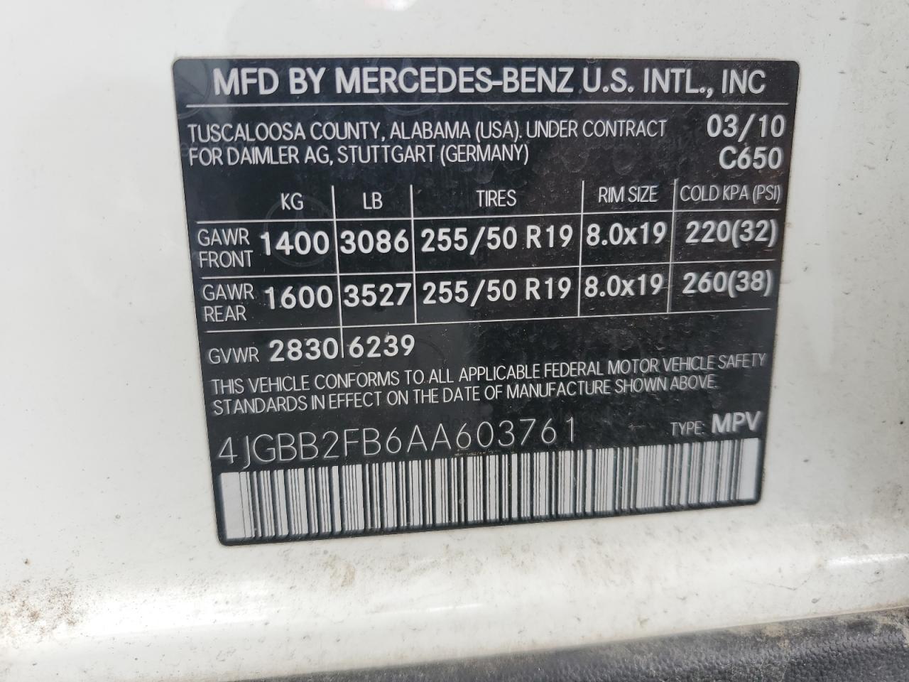 MERCEDES-BENZ M-CLASS 350 BLUETEC