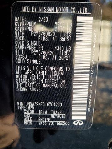 2020 INFINITI QX80 LUXE #3284680363