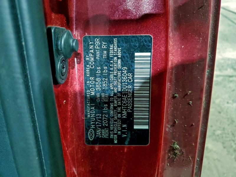 2013 HYUNDAI VELOSTER T #3297901838