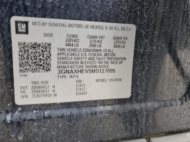 2021 CHEVROLET EQUINOX LS #3305399320