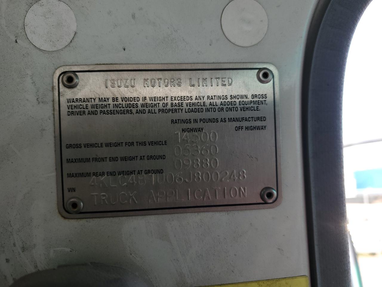 Lot #3301991449 2006 ISUZU NPR