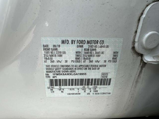 2020 FORD EXPLORER P #3302667024