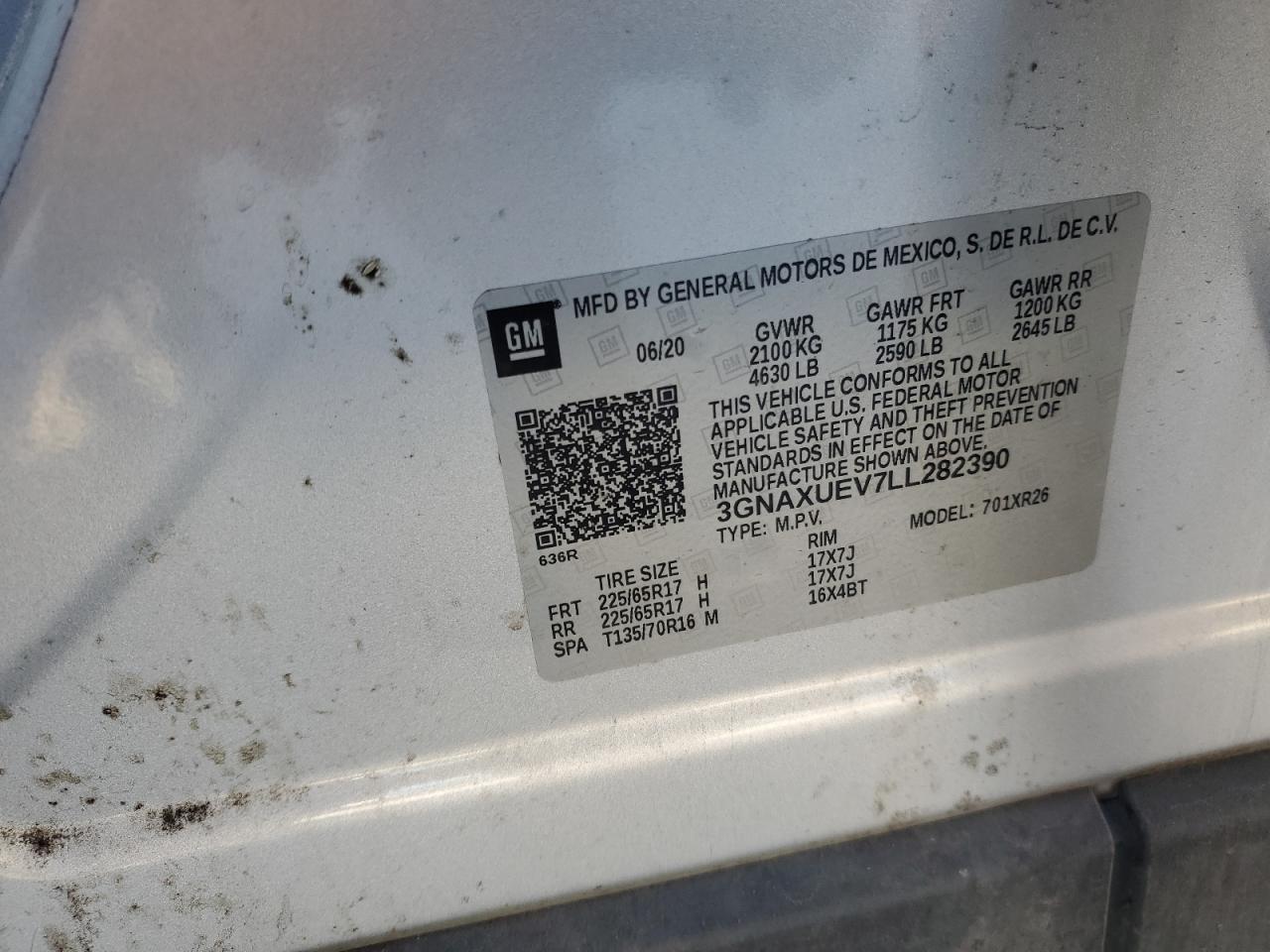 CHEVROLET EQUINOX LT