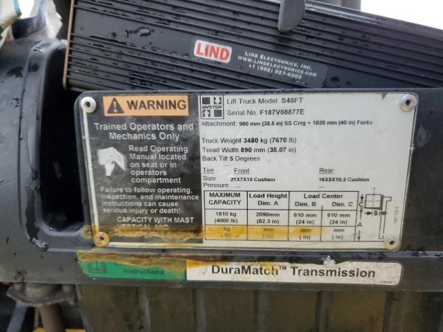 2007 HYSTER FORKLIFT #3278618984