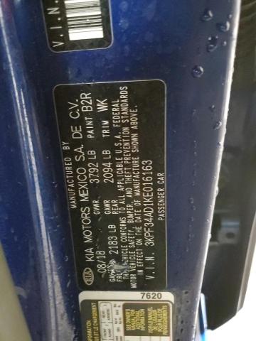 2019 KIA FORTE GT L #3281644423