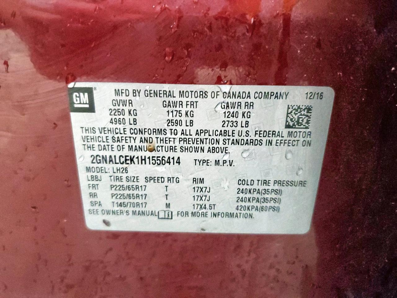 CHEVROLET EQUINOX LT