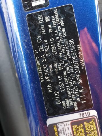 2023 KIA FORTE LX #3303924701