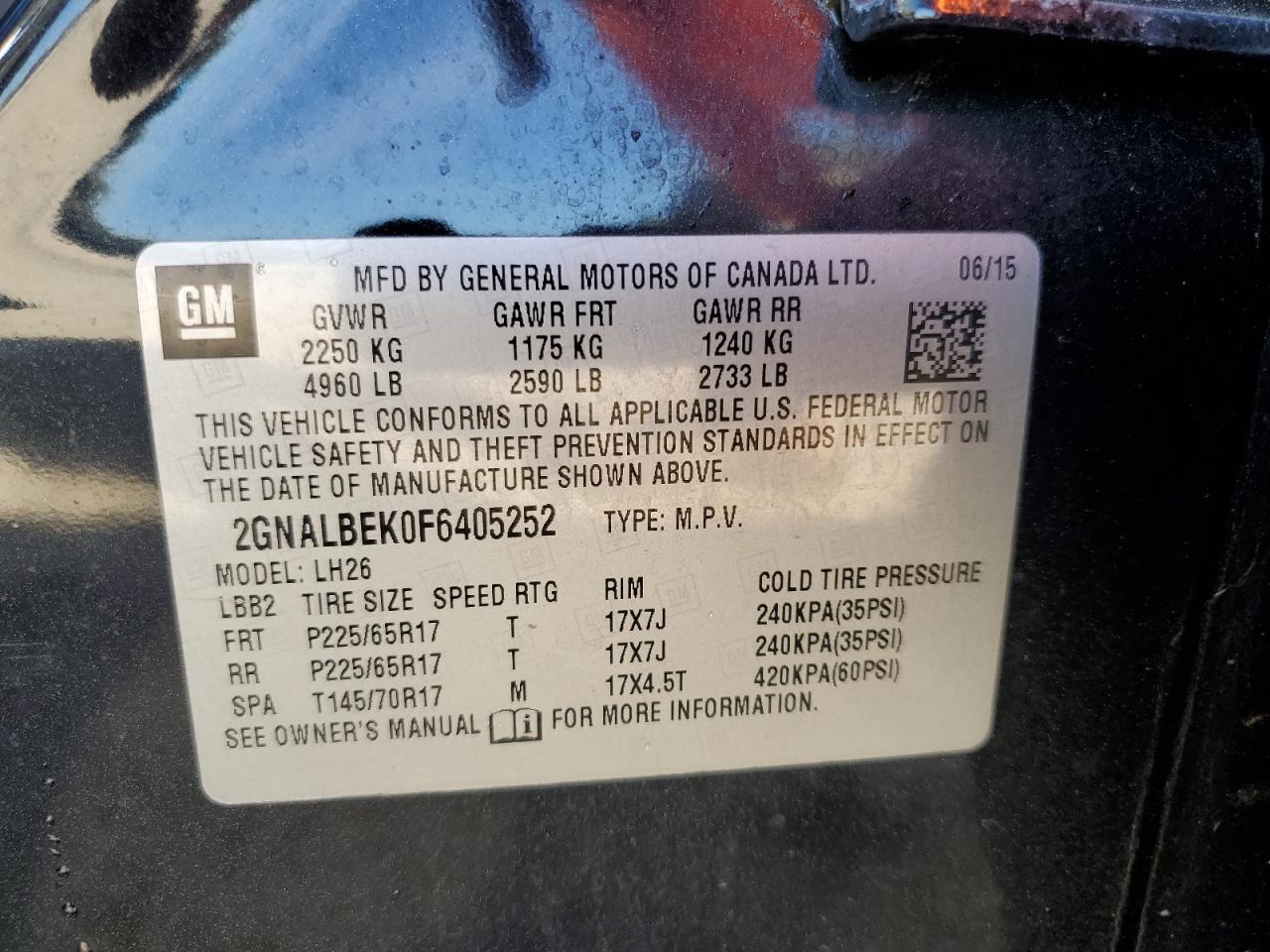 CHEVROLET EQUINOX LT