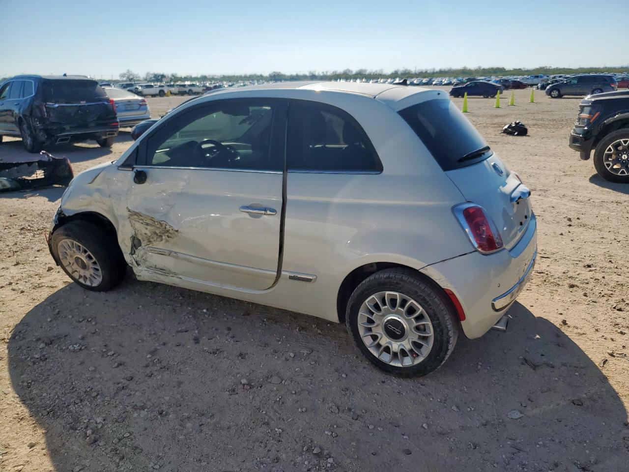 Lot #3318079369 2015 FIAT 500 LOUNGE