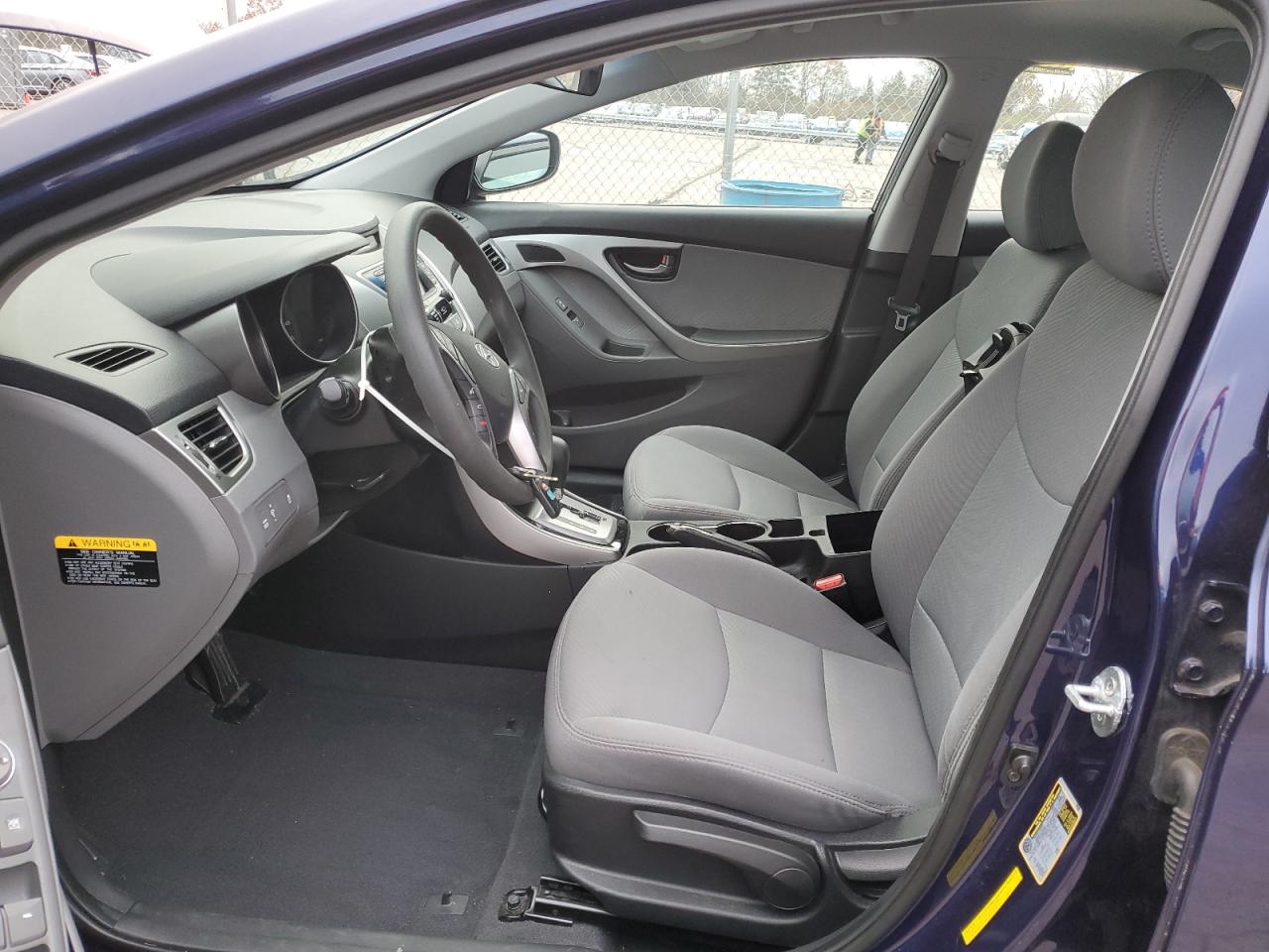 Lot #3301983461 2013 HYUNDAI ELANTRA GL