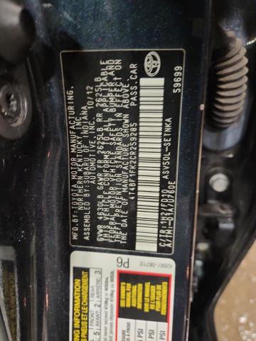 2012 TOYOTA CAMRY BASE #3293578939