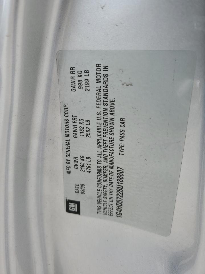 Lot #3297118535 2008 BUICK LUCERNE CX