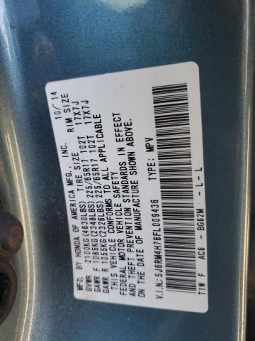 2015 HONDA CR-V EXL - 5J6RM4H76FL009436