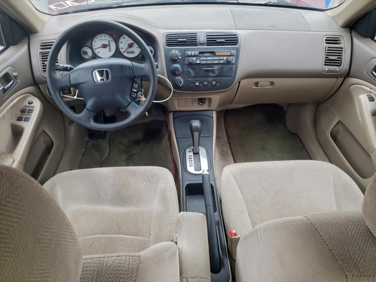 Lot #3304519470 2002 HONDA CIVIC LX