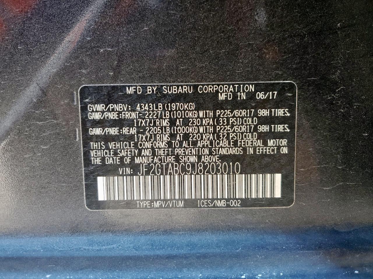 SUBARU CROSSTREK PREMIUM