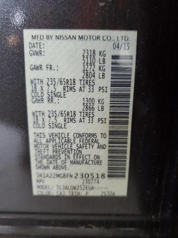 2015 NISSAN MURANO S #3285561277